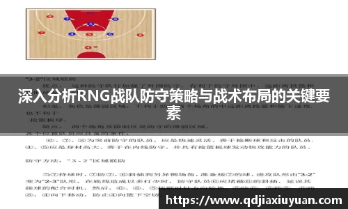 深入分析RNG战队防守策略与战术布局的关键要素