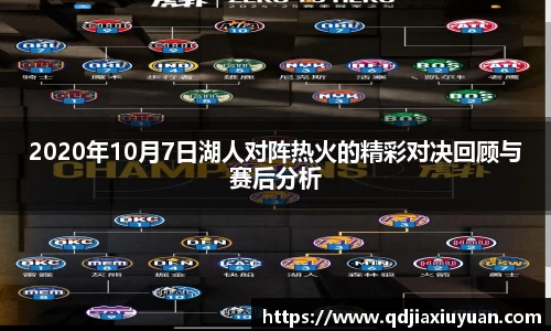 2020年10月7日湖人对阵热火的精彩对决回顾与赛后分析
